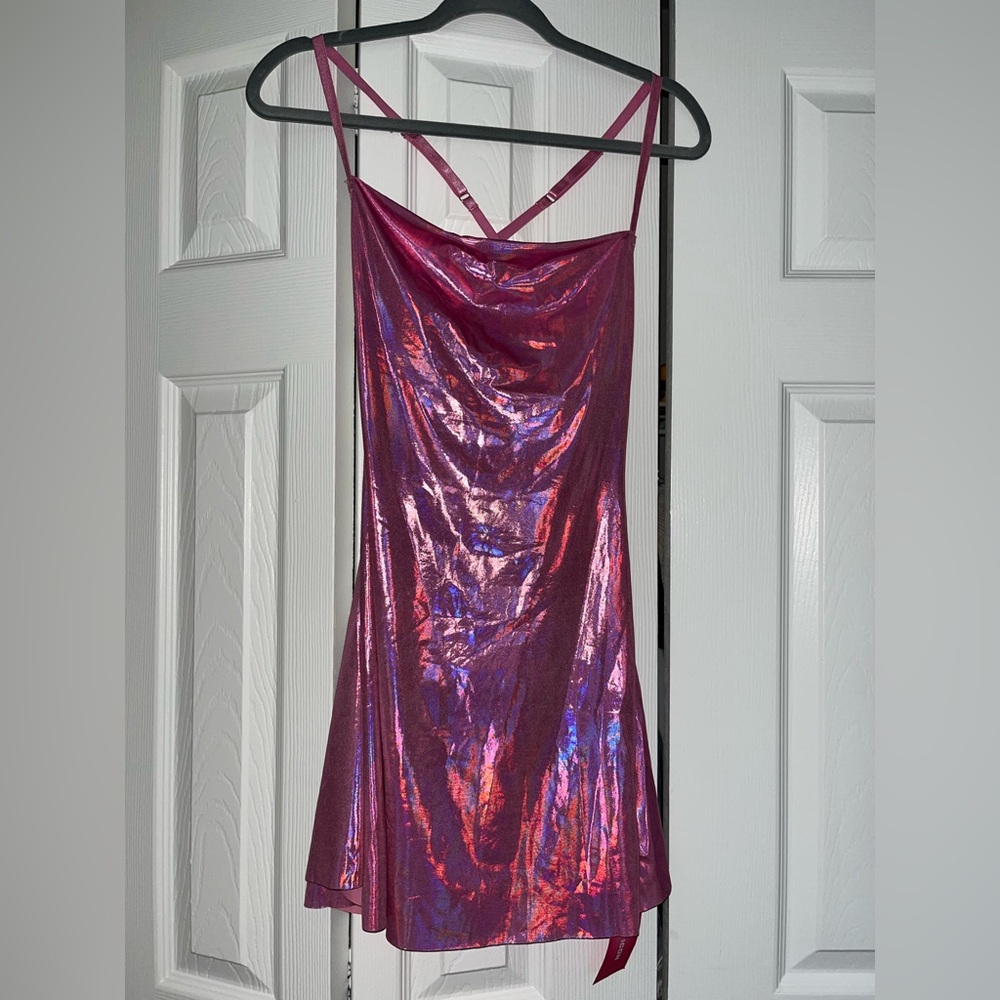Iridescent Pink Dress